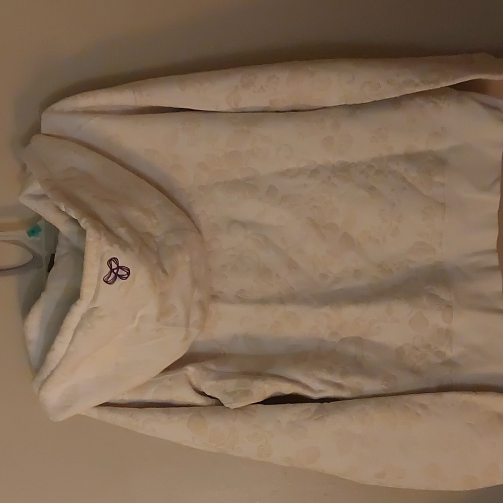 TNA Cream Hooded Sweatshirt, Size M, EUC - Picture 5 of 5